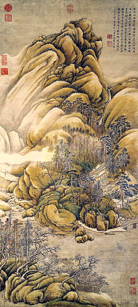 After Wang Wei's Rivers and Mountains by Wang Shihmin